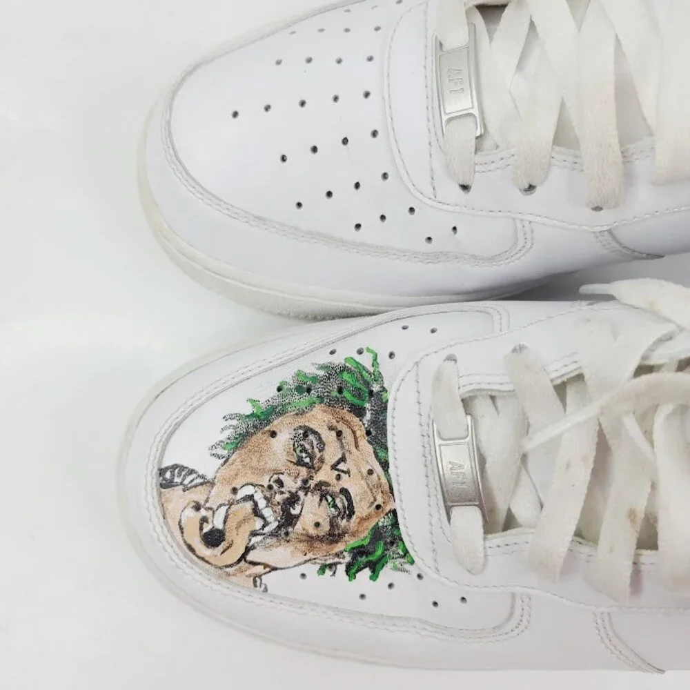 Nike Men's White Air Force‎ 1 315123-111 Mid-Top Athletic Sneaker Size 12